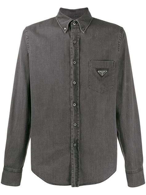 black prada button down|prada shirts for men.